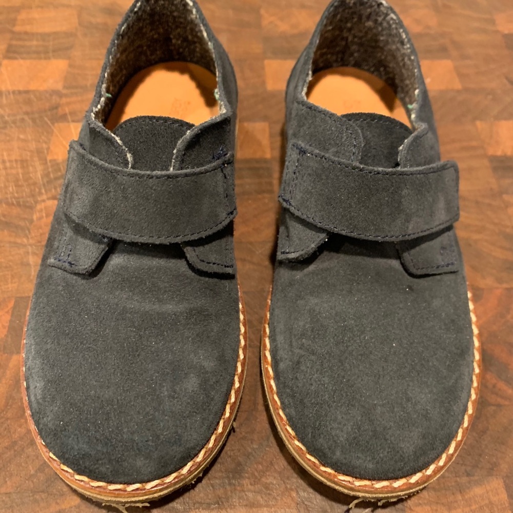 Zara boys blue suede shoes
